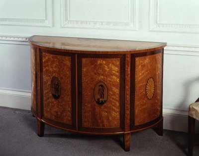 Workington commode, geleverd door Gillows of Lancashire, 1785 door English School